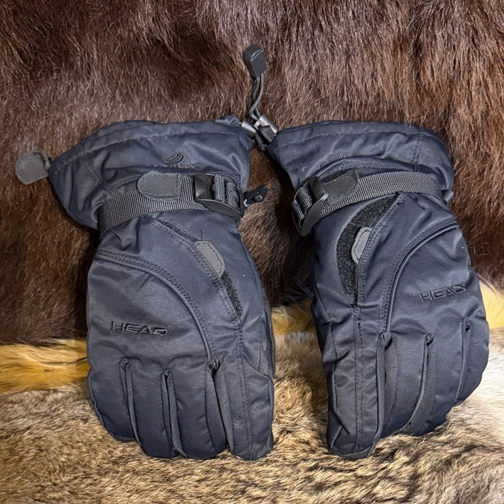 HEAD Black Winter Gloves YXL (4000)